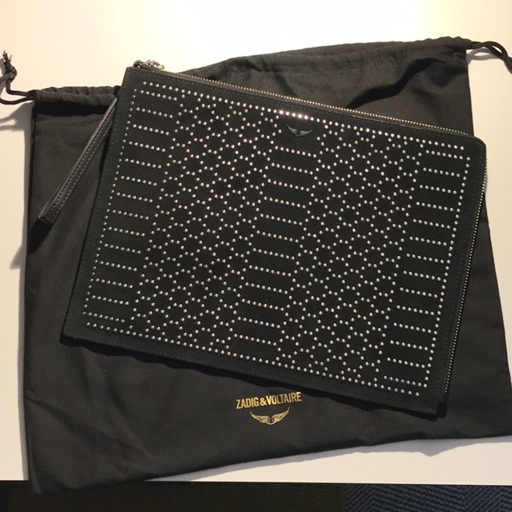Brand new!!! Zadig & Voltaire clutch/I Pad/ computer case